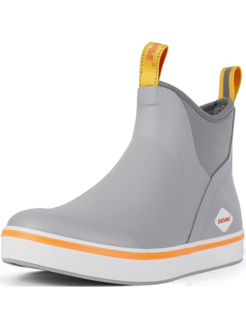 Men's Deck Boots Waterproof Ankle Rubber Rain Boots